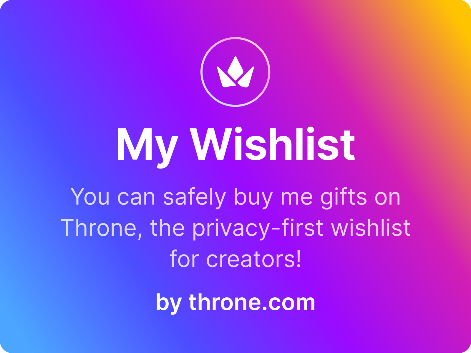 My Wishlist