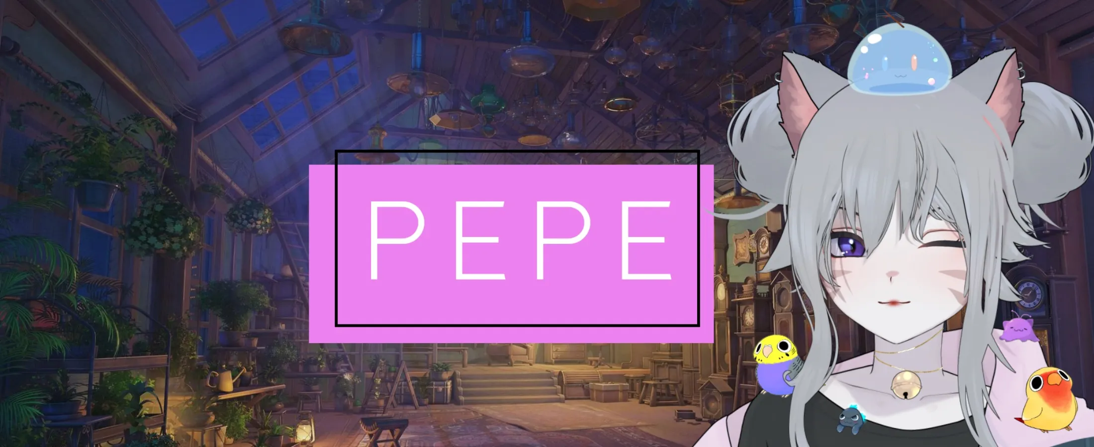 Throne banner for @pepe