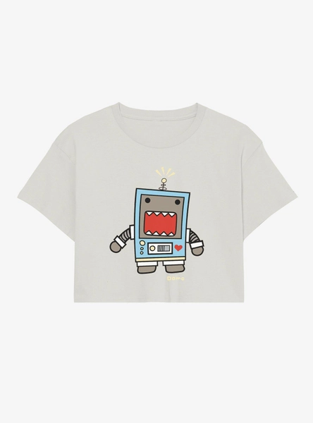 Domo Bot Girls Crop T-Shirt