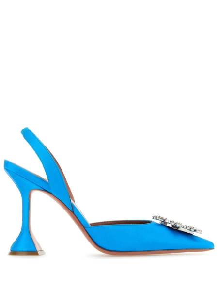 Amina Muaddi Begum 95mm pumps - Blue 35