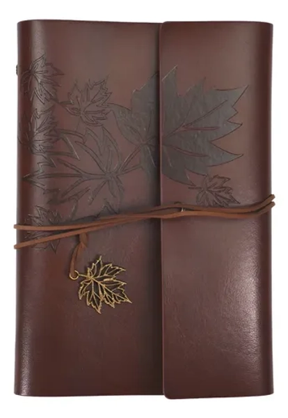 Caderno Couro Vintage Viagem Caderneta Executiva Capa Mole