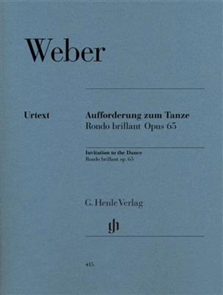 Carl Maria von Weber: Aufforderung Zum Tanze - Rondo Brillant: Piano Solo