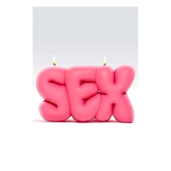 Wavey Casa Pink Sex Puffer Candle Jacket - Pink 13cm x 9cm x 5cm at Urban Outfitters
