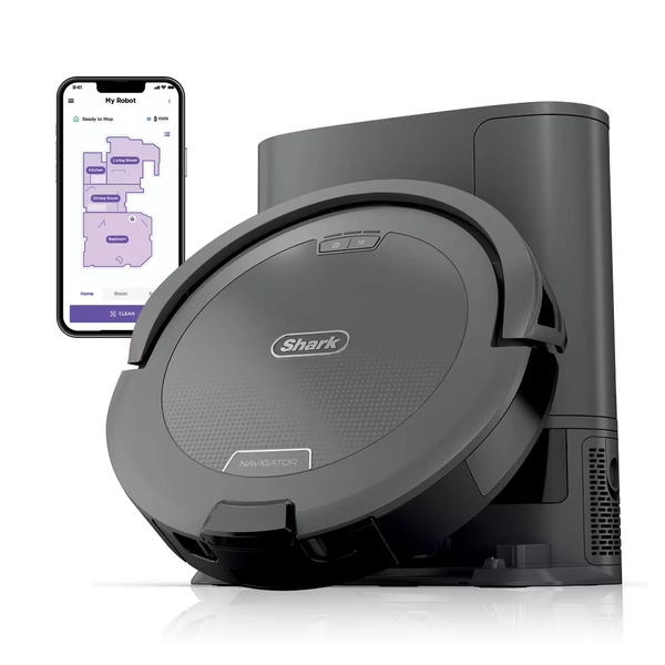 Shark Navigator Robot Vacuum and Self-Empty Base