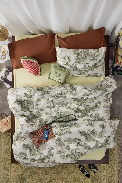 Froggy Toile Duvet Set