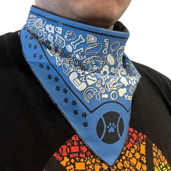 Pocket Bandana-Blue