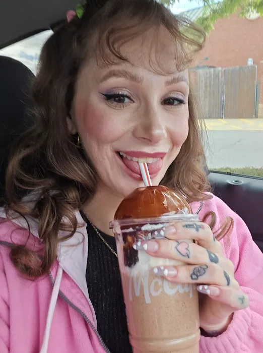 Iced Carmel Frappe from Micky Ds