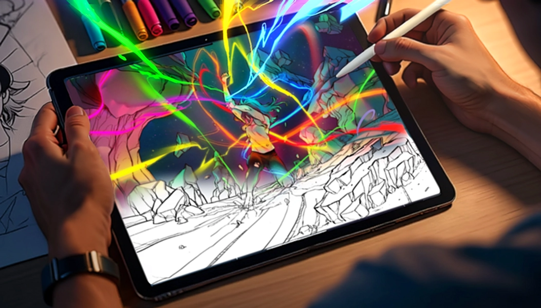 COLORS - Accendi i tuoi disegni: Trasforma Schizzi in Arte
