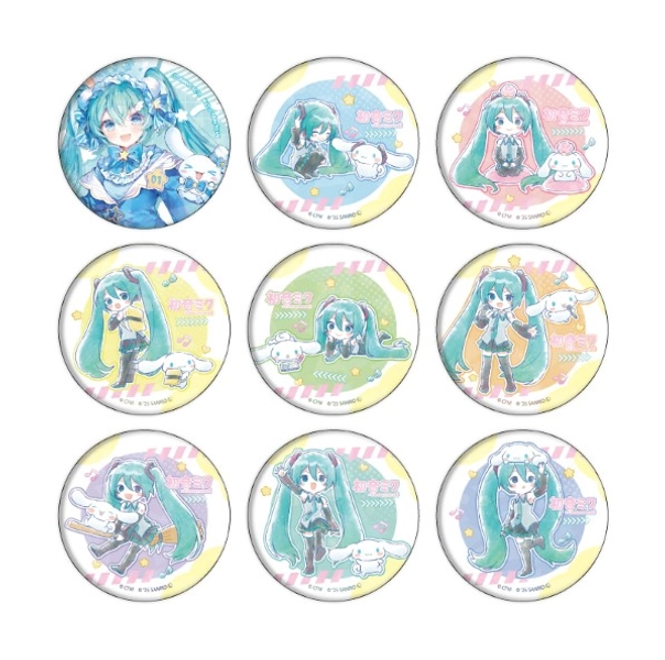 Hatsune Miku x Cinnamoroll - Badge Gacha