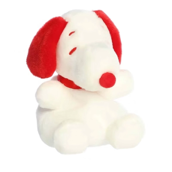 Aurora Mini Snoopy Palm Pals Peanuts Adorable Stuffed Animal Red & White 5"