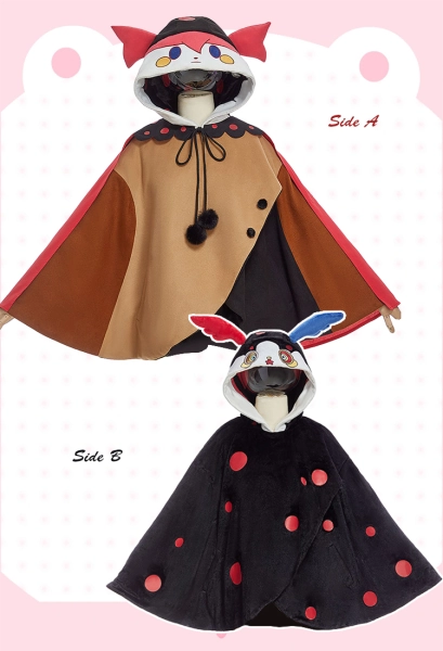 Madoka Magica Charlotte Dessert Witch Hooded Cloak