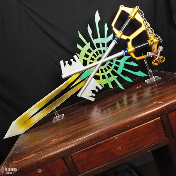 Keyblade X-Blade Kingdom Hearts EVA Foam Cosplay Prop for Costume or Wall Decoration