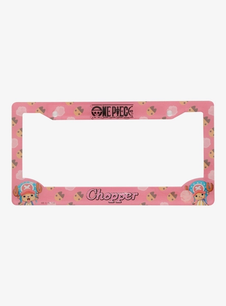 One Piece Chopper License Plate Frame
