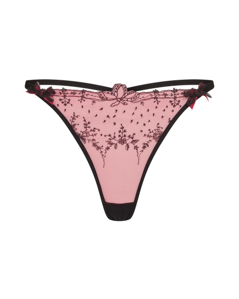 Graice Thong in Black/Pink | By Agent Provocateur