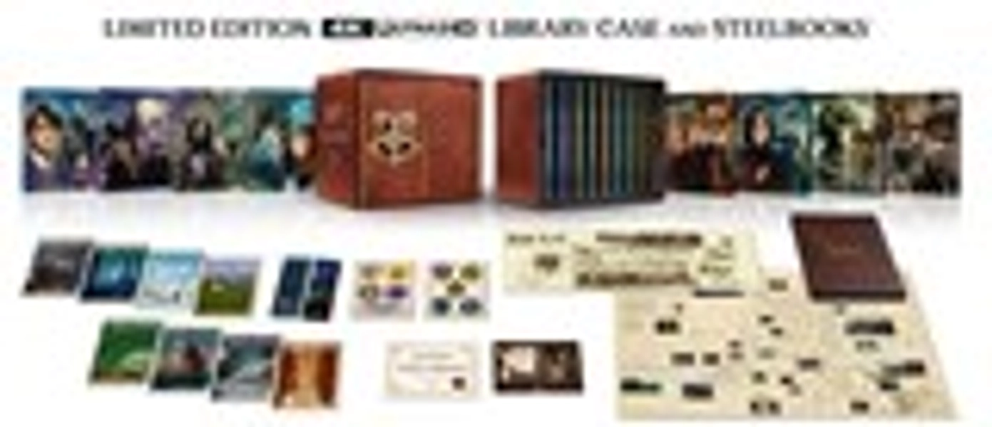 Harry Potter: Complete 8-film Limited Edition 4K Ultra HD SteelBook Collection | HMV Store