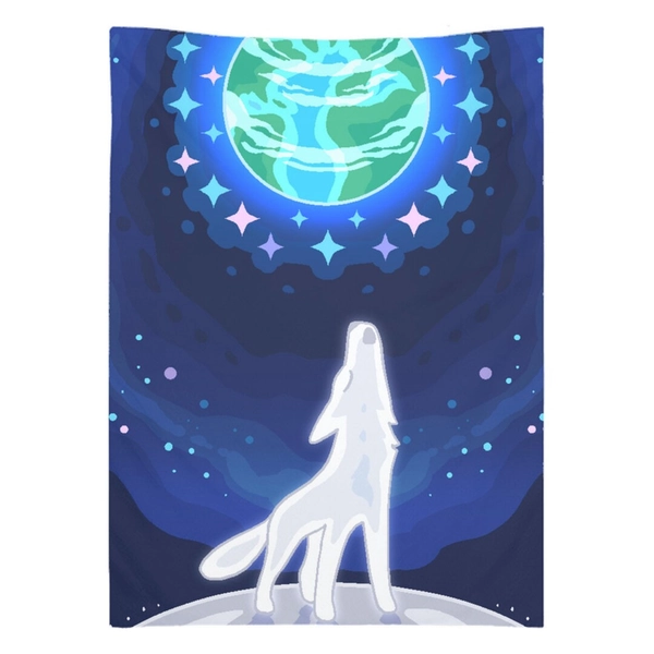 Visitor (large) Tapestry - Etsy