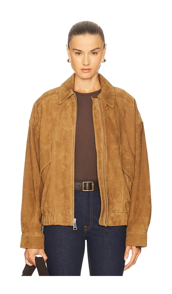 Wren Suede Bomber