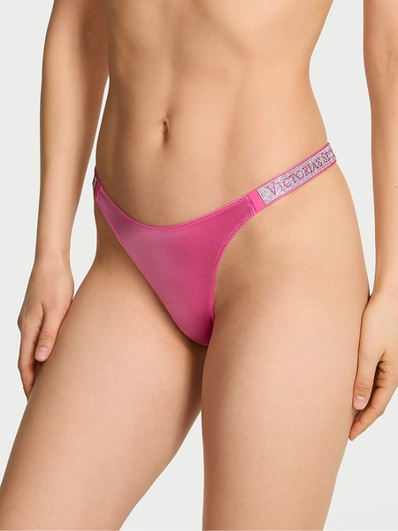 Rose Garden Pink Shine Strap Knickers