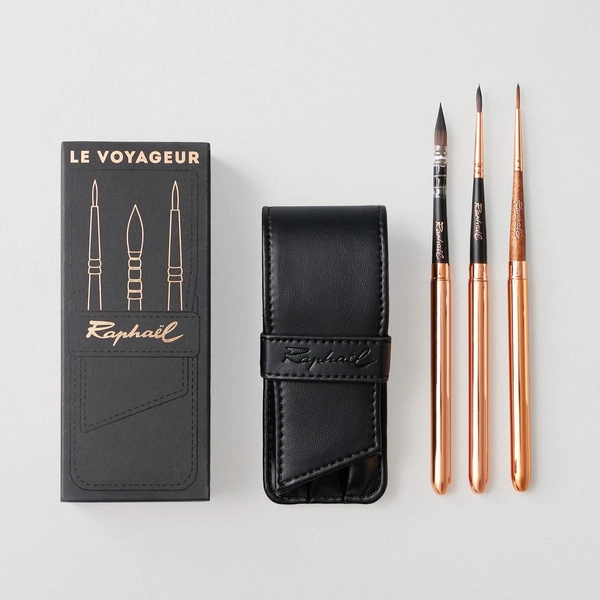 Raphael Le Voyageur Travel Brushes Set of 3
