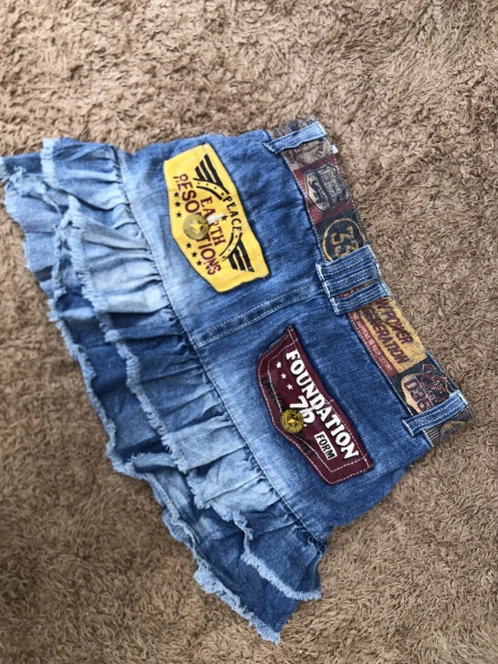 Betty’s Blue K.L.C Hysteric Glamour Inspired mini Skirts