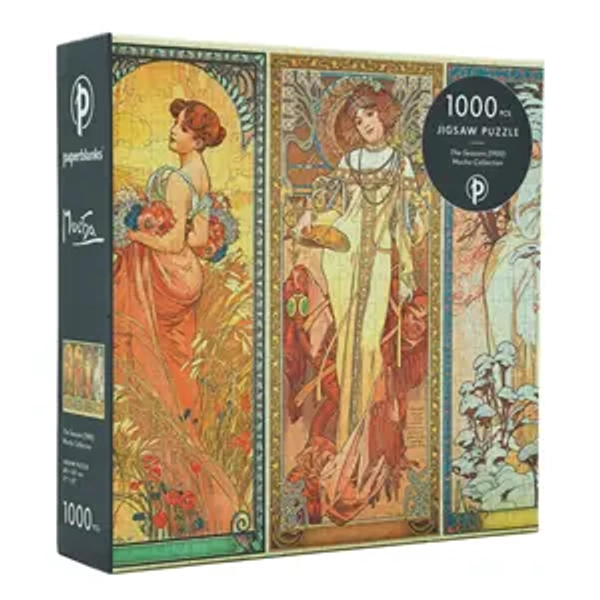 'The Seasons (1900)' Alphonse Mucha 1000 piece Jigsaw Puzzle from Paperblanks