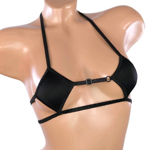 Micro Mini Tiny Bikini Top Geometry Rhombus Top Unique Lingerie Party Bikini Top Cutout Extreme Micro Bra Woman Burlesque Outfit Beach Wear - Etsy Canada