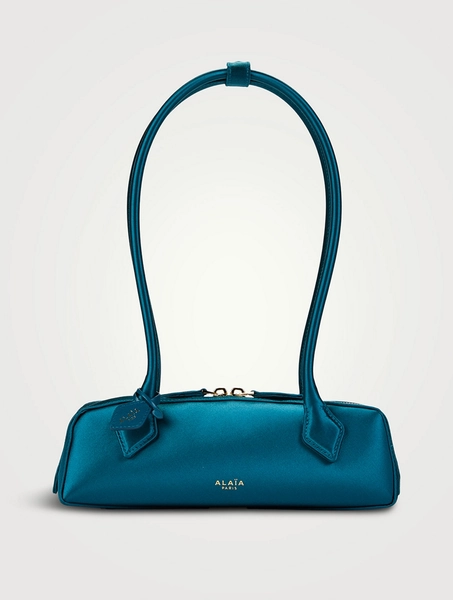 AlaÏa Small Le Teckel Satin Shoulder Bag