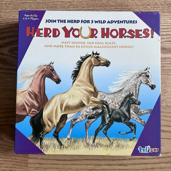 Herd Your Horses Board Game 3 Amazing Horse Adventures 2018 Complete Set