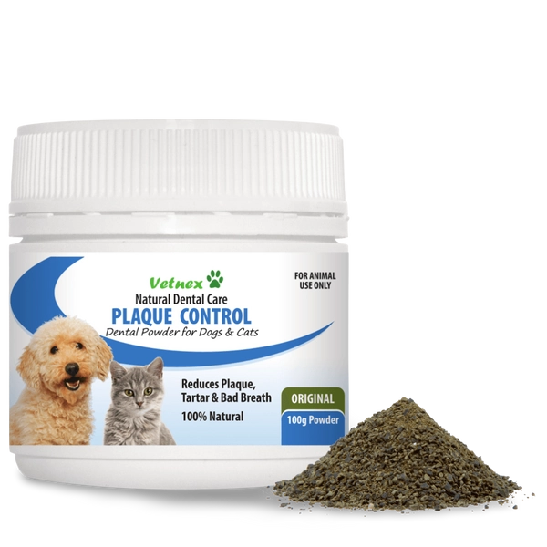Natural Dental Care Plaque Control Powder For Dogs And Cats Original