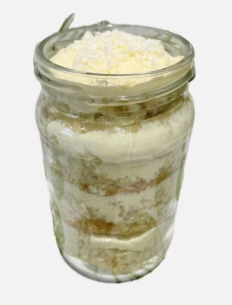 Coconut Cream Cake Jar