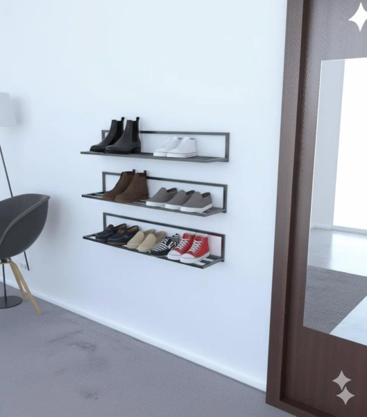 Shoe Storage Shelf, Mudroom Furniture, House Warming Gift