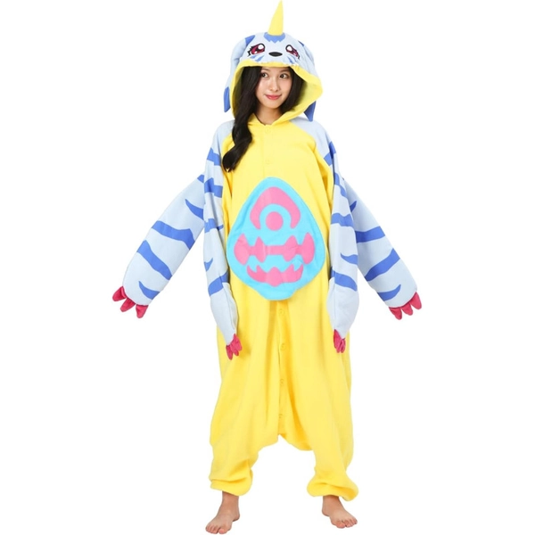 Kigurumi One-piece Fleece Gabumon Digimon