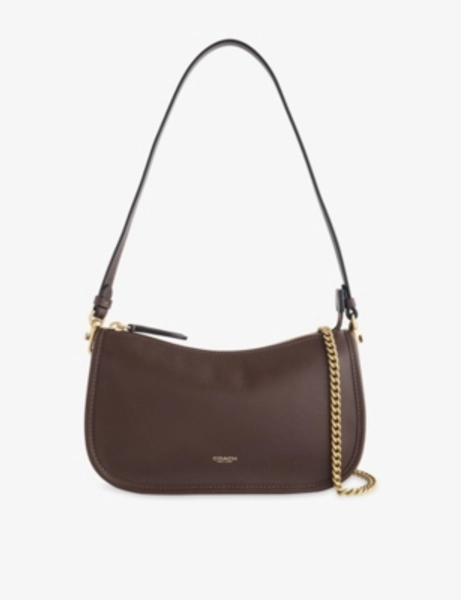 Waverly Structured Leather Shoulder Bag