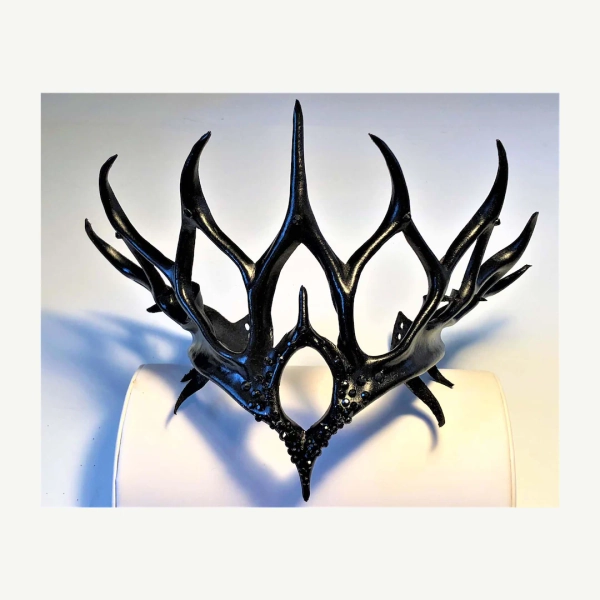 Evil Queen Leather Crown Stoned Headpiece of Thorns * Dark Fairy Queen Cosplay * Fantasy Villian Halloween Comicon Renaissance Faire - Etsy