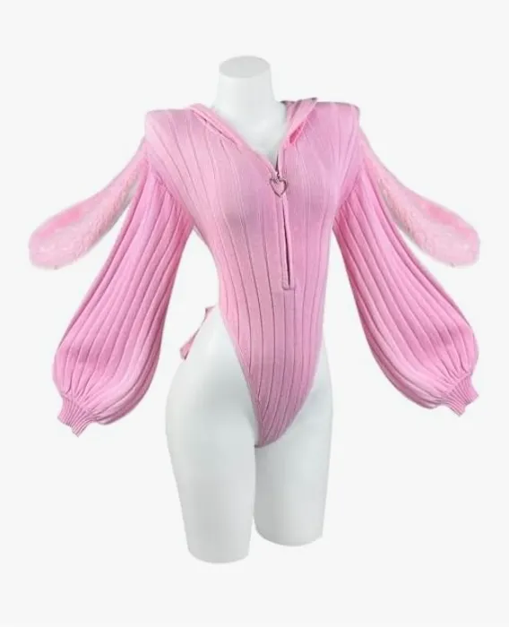 KORURACLUB Sexy Outfit For Woman(3-Piece Set) Cosplay Women,Bunny Bodysuit Suitable For all Kinds of Role Play Parties (Pink, L/XL) : Amazon.com.au: Clothing, Shoes & Accessories