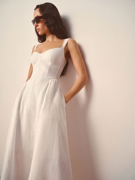 Birdie Linen Dress