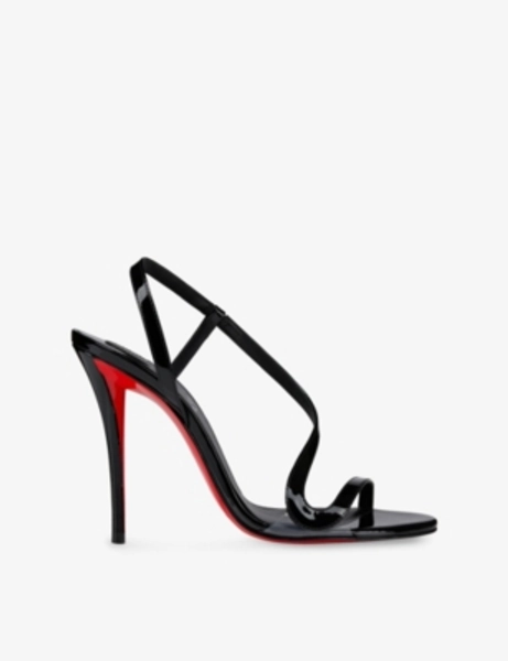 Rosa Z 100 Patent-Leather Heeled Sandals - 5.5 UK WOMEN