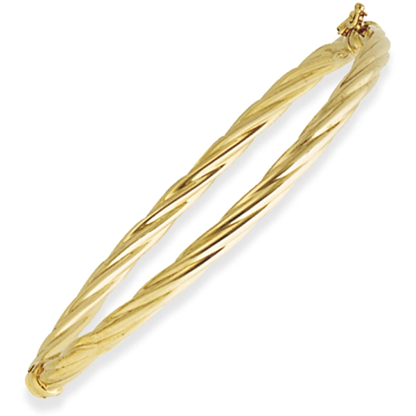 Modern Twisted Bangle - Holdsworth Bros
