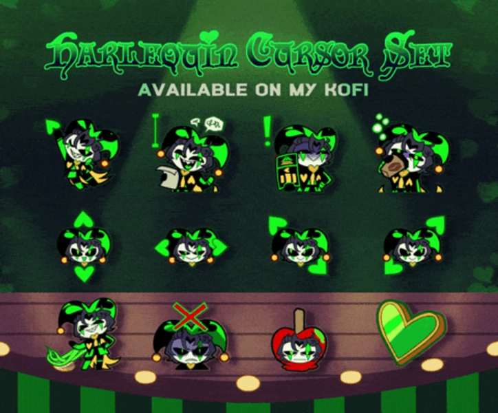 HARLEQUIN CURSOR SET
