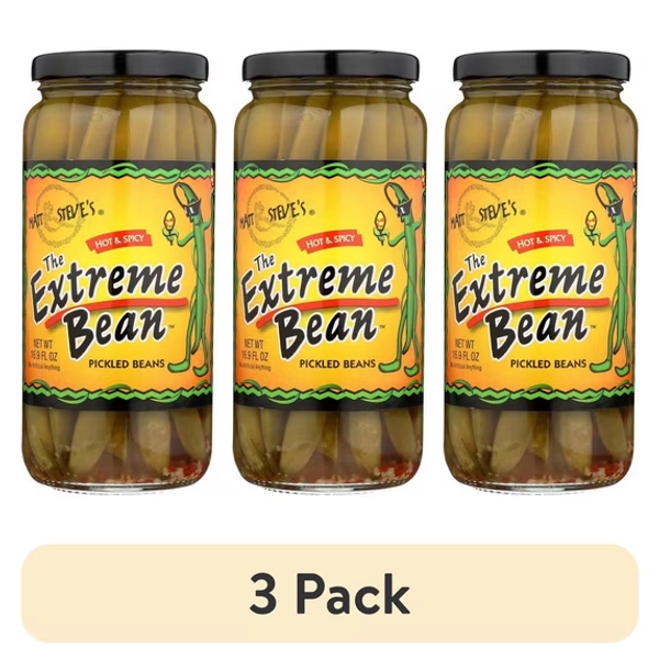 (3 pack) THE EXTREME BEAN HOT & SPICY 16.9oz