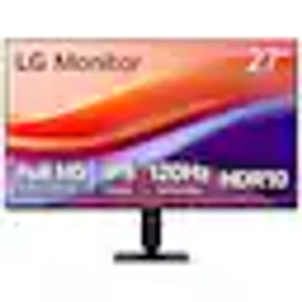 LG - 27" IPS FHD 120Hz Monitor with HDR10 (HDMI) - Black
