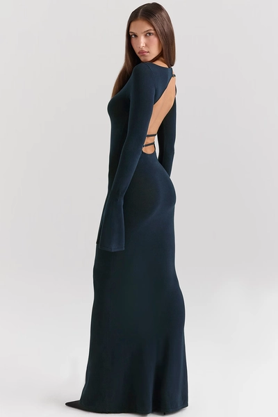House of CB Christiane Midnight Blue Maxi Dress