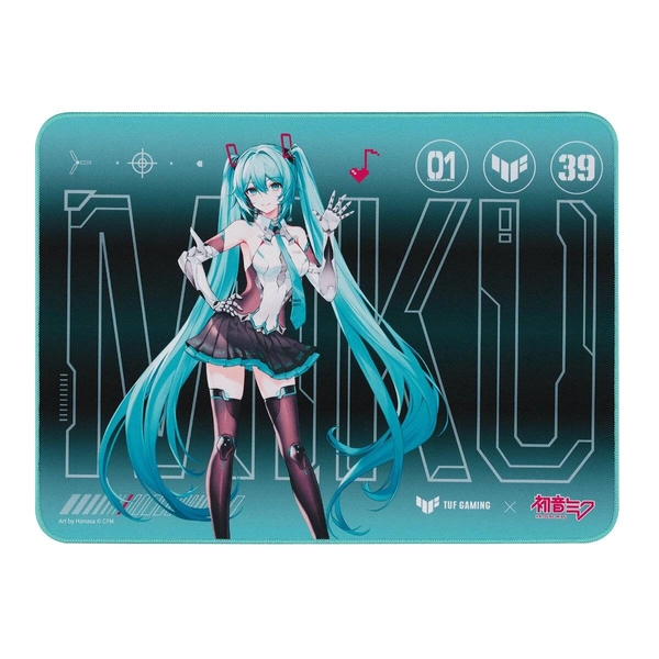 Mousepad Gamer ASUS TUF Gaming P1 Hatsune Miku Edition, 26 x 36cm, Resistente al Agua | SP Digital