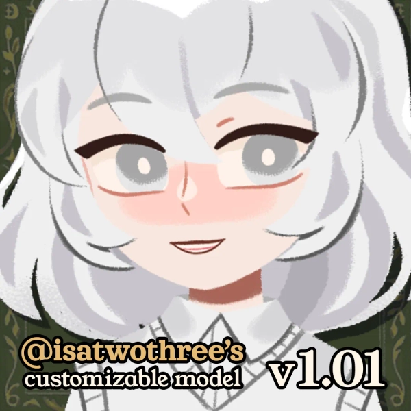 Isa's Customizable Vtuber Model by isatwothree (@isatwothree)