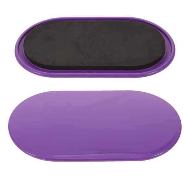 HEANUJJ 2Pcs Core Exercise Sliders Purple Dual Sided Sliding Discs for Home Fitness Stability