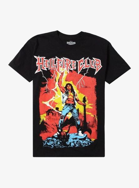Stranger Things Hellfire Club Tour T-Shirt