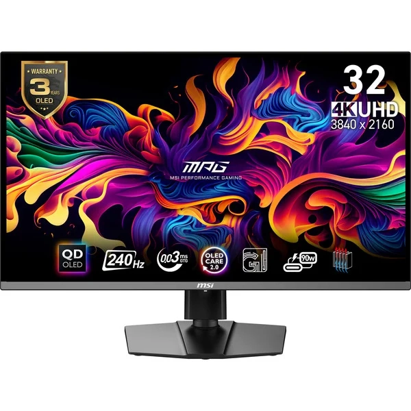 MPG 321URX QD-OLED 31.5\" 4K UHD gaming monitor