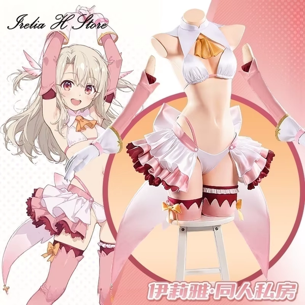 Irelia H Store Anime Fate Illyasviel Cosplay Kostüm FGO Illyasviel Bikini ssous private Fotoshootings weiblich - AliExpress 200000532