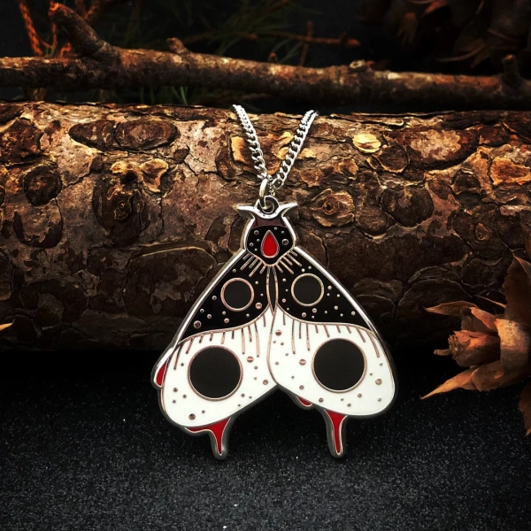 Silver Moth Necklace, Moth Jewelry, Goth Jewelry, Silver Moth, Insect Jewelry, Butterfly Necklace, Witchy Jewelry, Forestcore - Etsy Canada