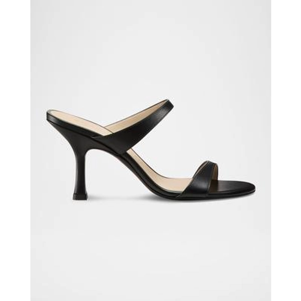 Nudist Leather Slide Sandals